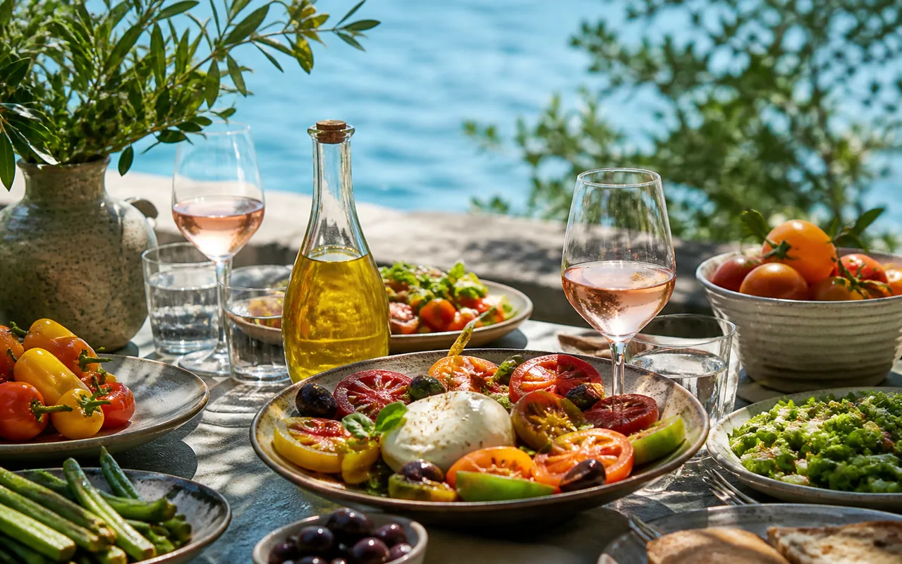 Illustration éditoriale pour découvrir les restaurants et bars à Nice