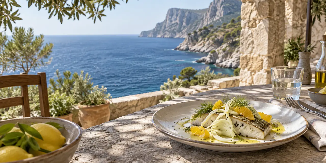 Illustration IA d’une ambiance de table, indépendante de Le Petit Nice